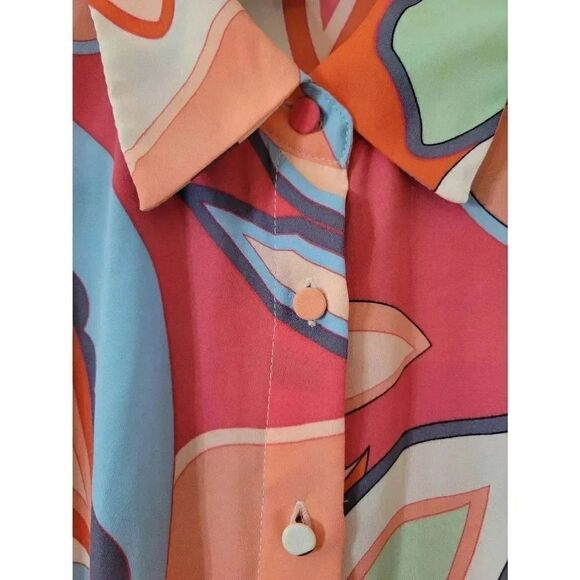 ALEXIS for Target Mixed Floral Long Sleeve Robe Dress XS NWOT - Picture 8 of 10